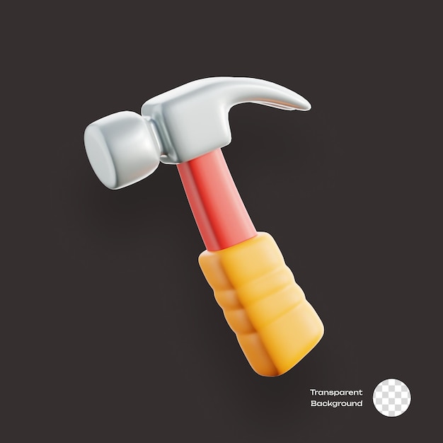 Ícones 3D do Hammer Handyman
