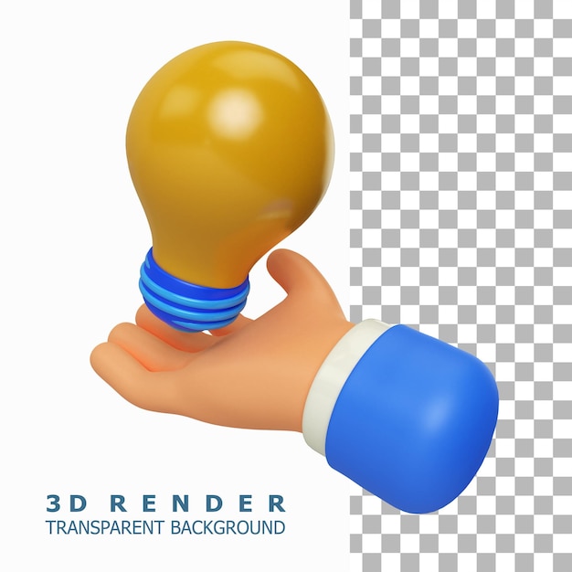 PSD Ícones 3d idea