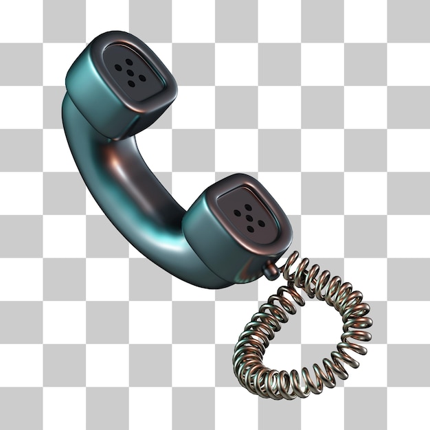 Ícones de manuseio de telefone 3D