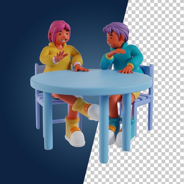 Des icônes de rendu 3D retro doux