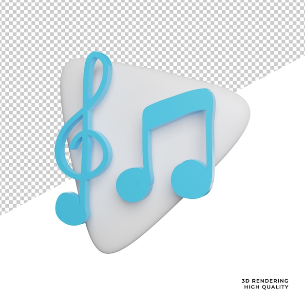 Icônes de vue de côté de gadget de pad de musique illustration de rendu 3d sur fond transparent