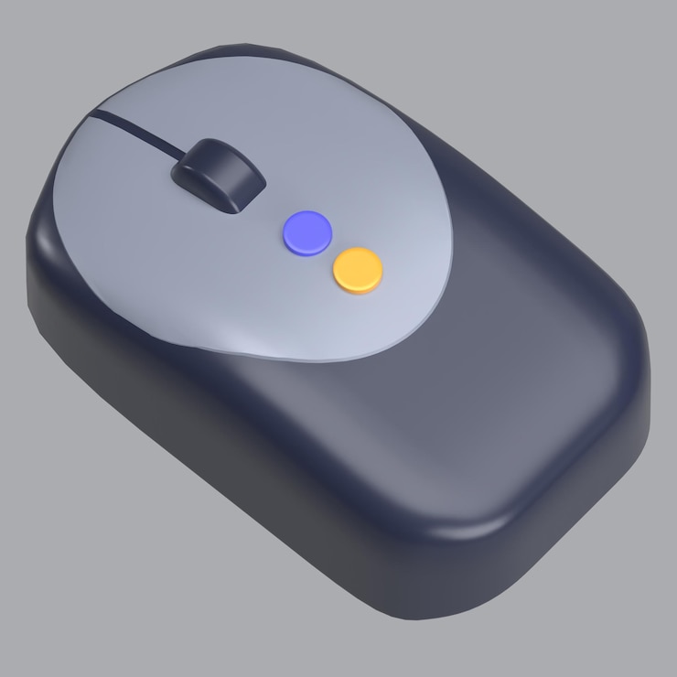 PSD iconica 3d del mouse