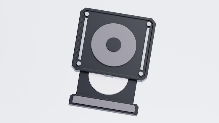 PSD iconica 3d dell'unità cd