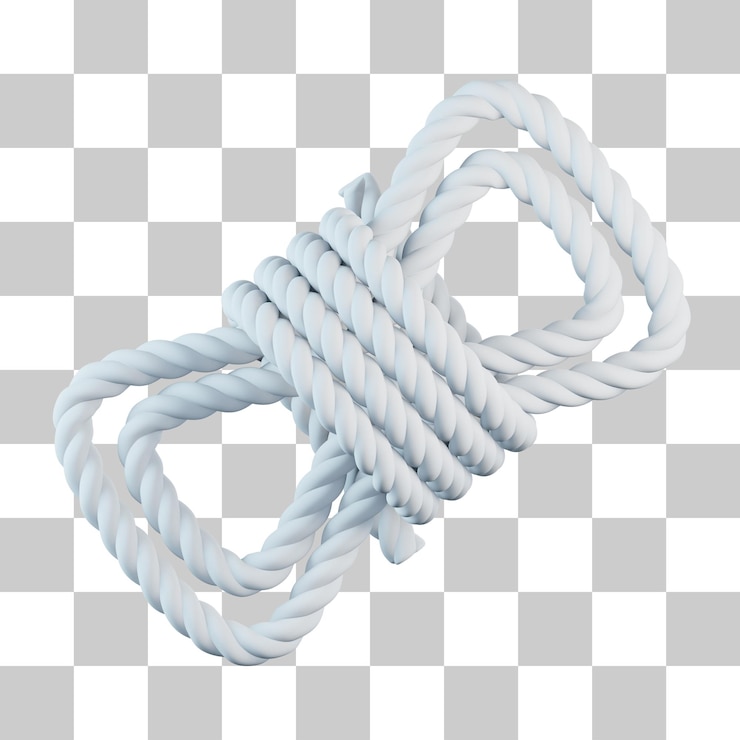 PSD iconica 3d della corda all'aperto