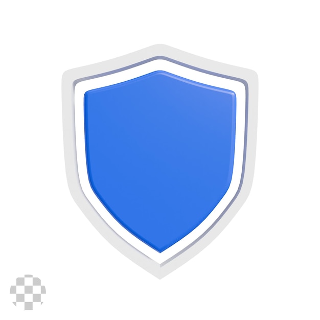 Iconica 3D dello scudo