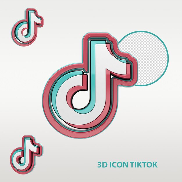 Iconica 3D di Tiktok