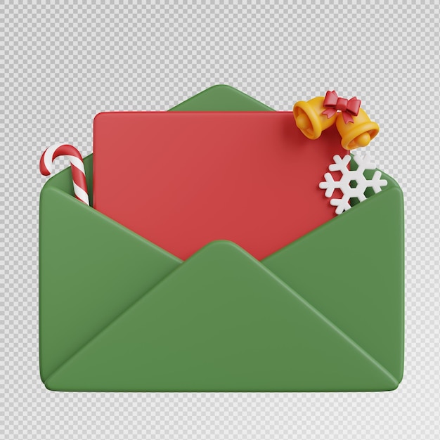 Iconica della busta di Natale 3D