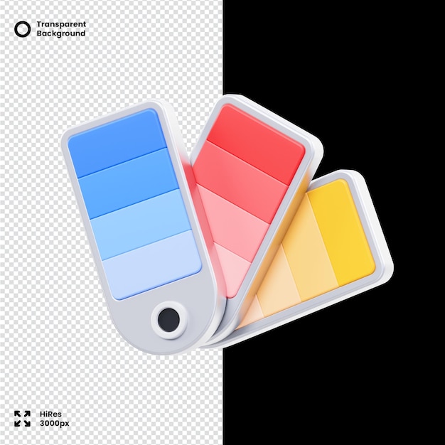 Iconica della palette di colori