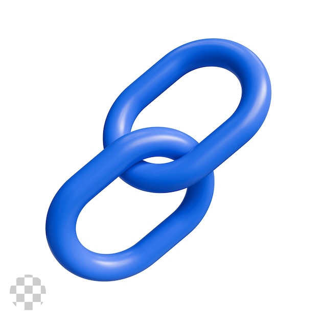 Iconica di collegamento 3D