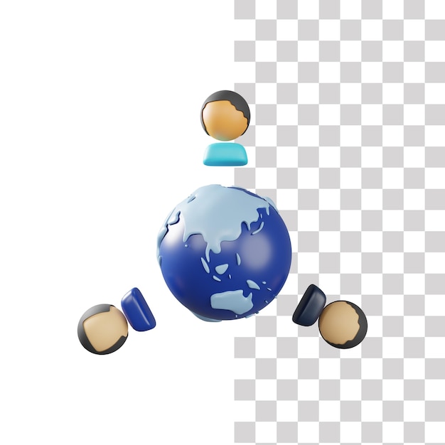 Iconica di offshoring 3D