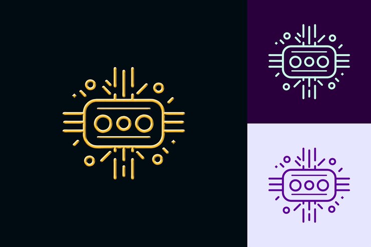 PSD iconica di pausa con due piccole linee di contorno e poche linee arou disegni di icone minimalisti astratti