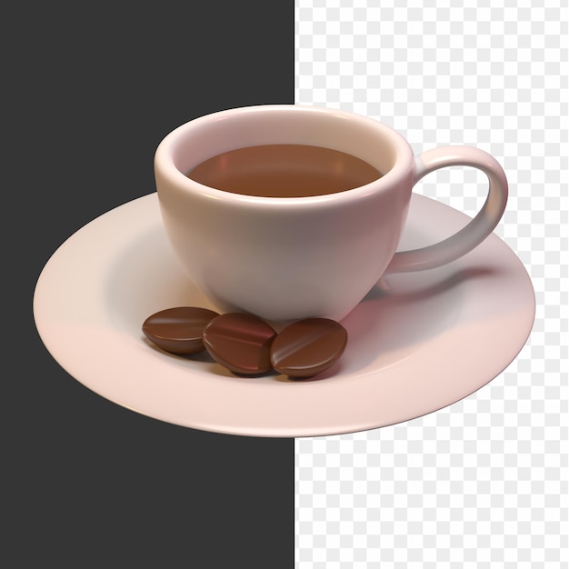 Iconica di una caffetteria 3D
