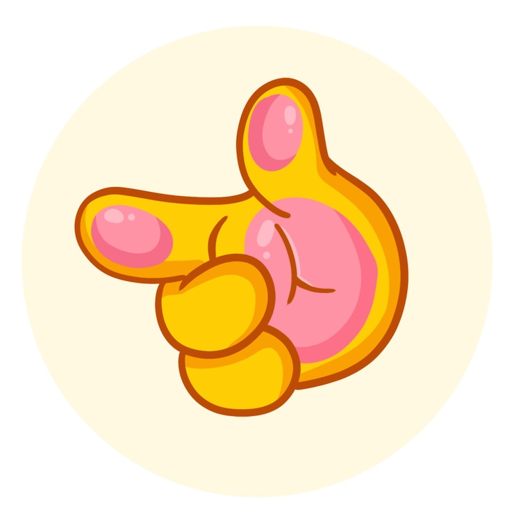 PSD iconica disegnata a mano