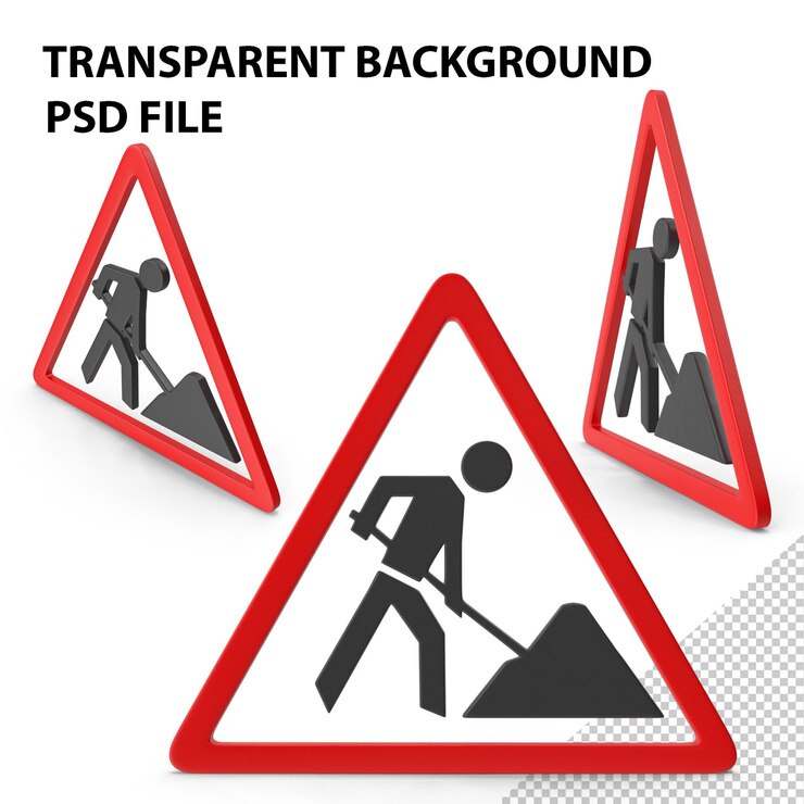 PSD iconica in costruzione png