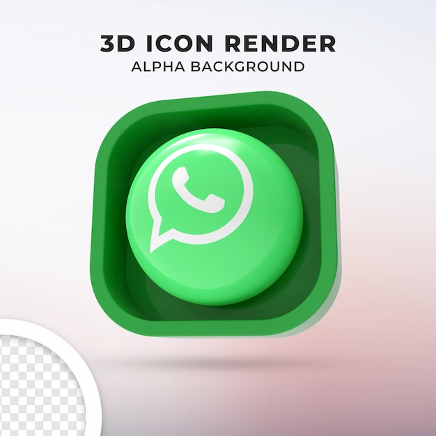 PSD icono 3d aislado