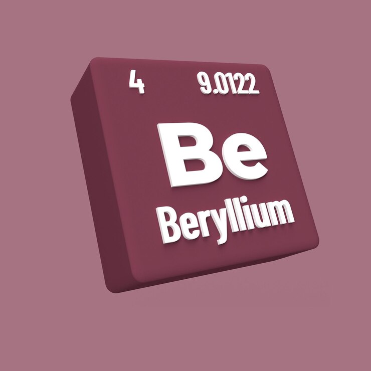 Icono 3D de berilio