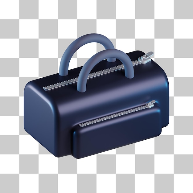 Icono 3d de bolsa de gimnasio