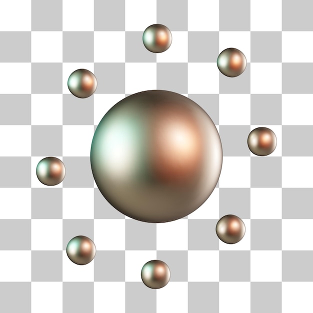 Icono 3D de bajo brillo