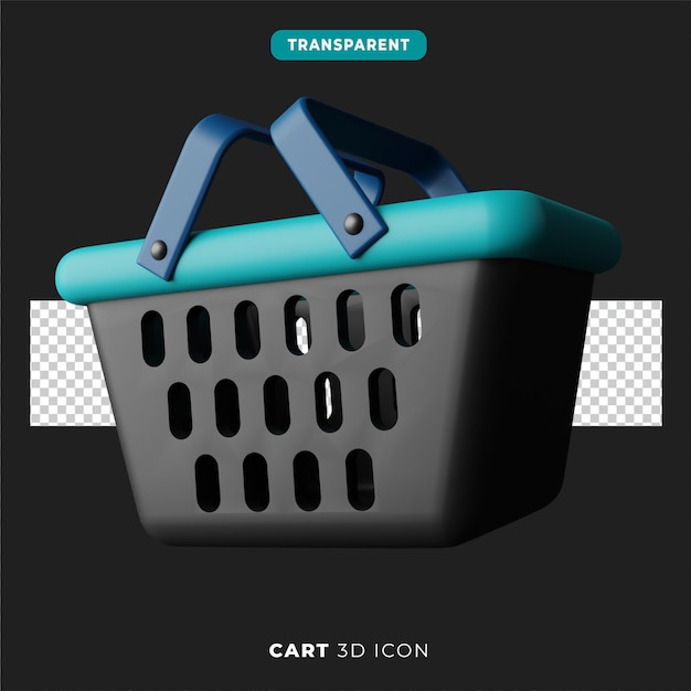 Icono 3D de carro versión oscura