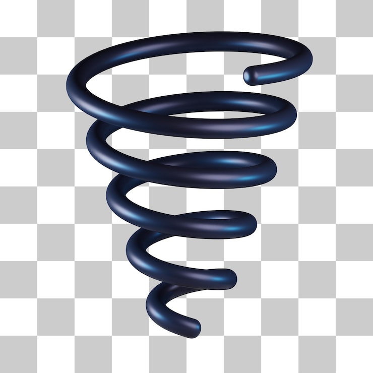 PSD icono 3d de ciclón