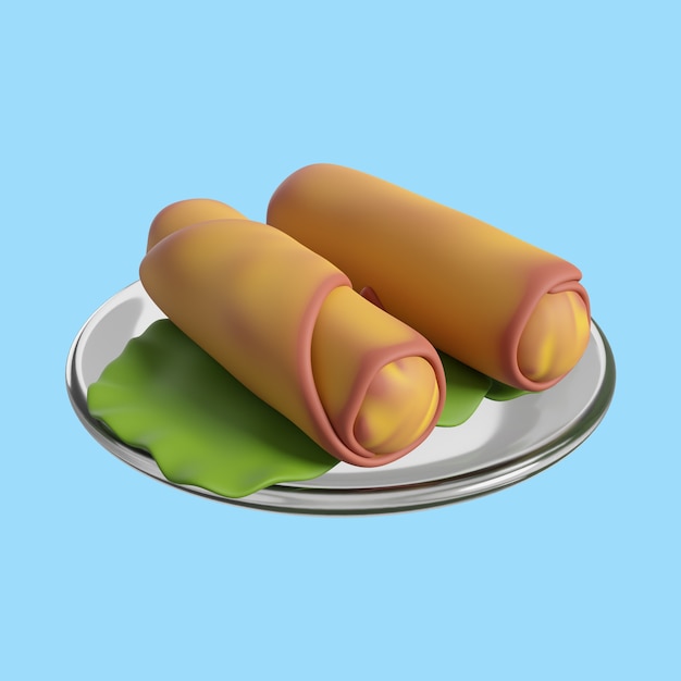 icono 3d para cocina con envolturas
