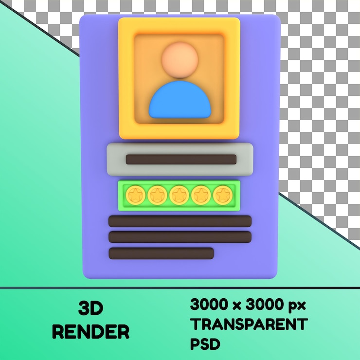 PSD icono 3d de comercio electrónico psd