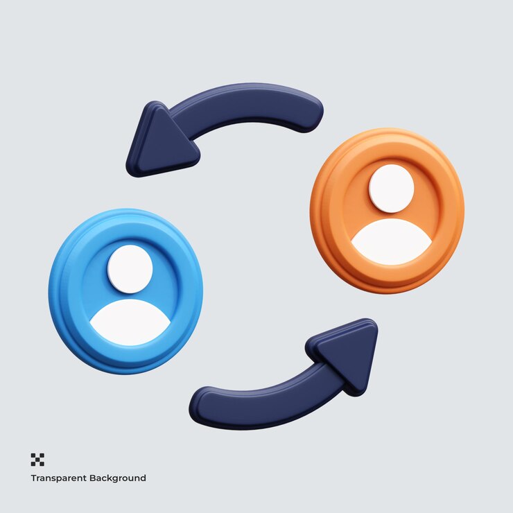 PSD icono 3d de compromiso