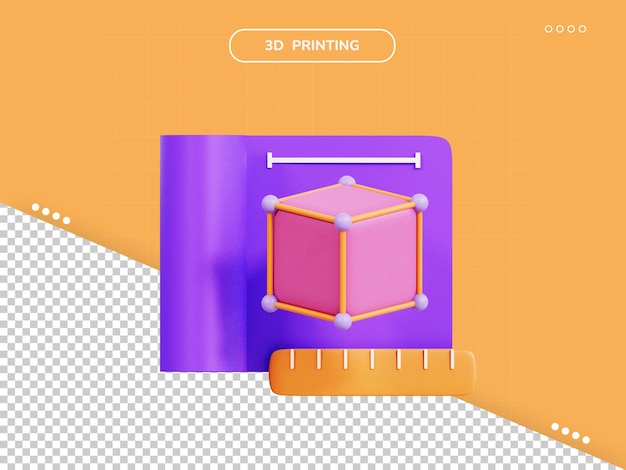 Icono 3d de creación de prototipos