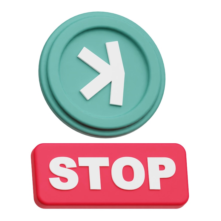 PSD icono 3d de criptomoneda kaspa aislado sobre fondo blanco