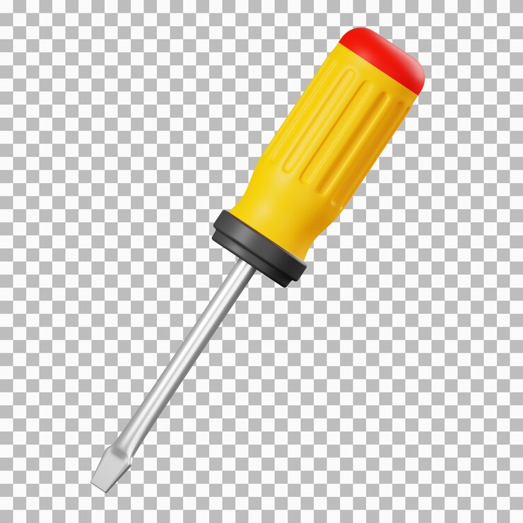 PSD icono 3d de destornillador