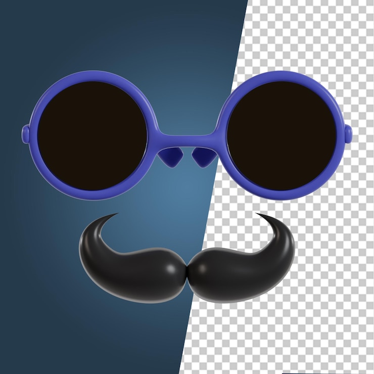 PSD icono 3d elemento del día del padre para ui ux o aplicaciones web