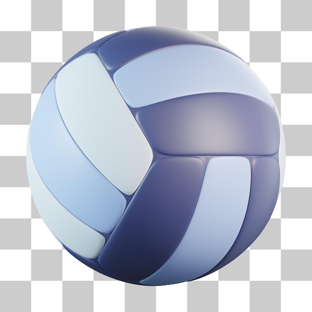 Icono 3D de equipos deportivos de voleibol