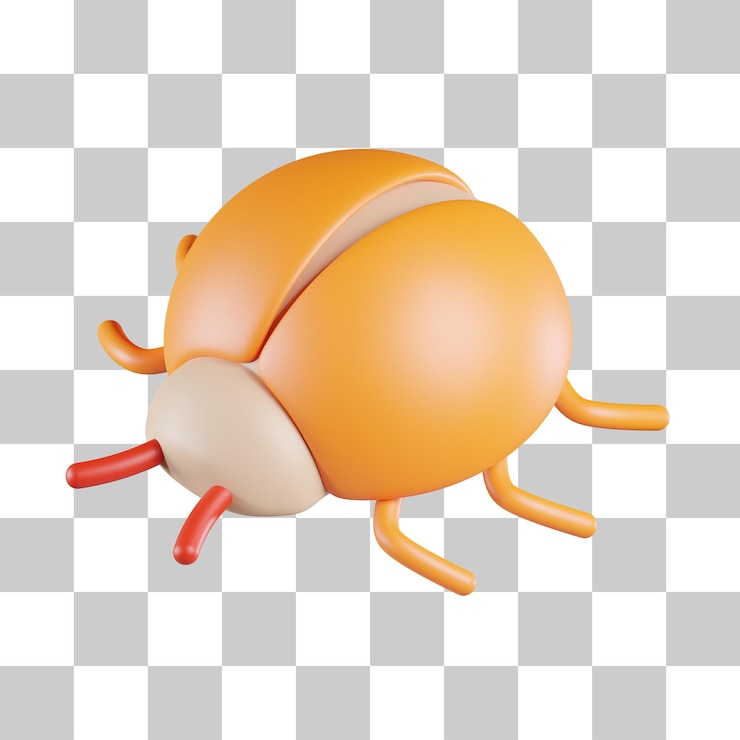 PSD icono 3d de error de software