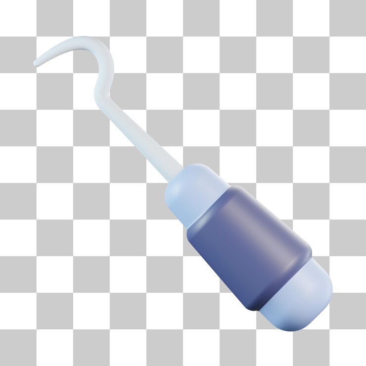 PSD icono 3d de escalador dental