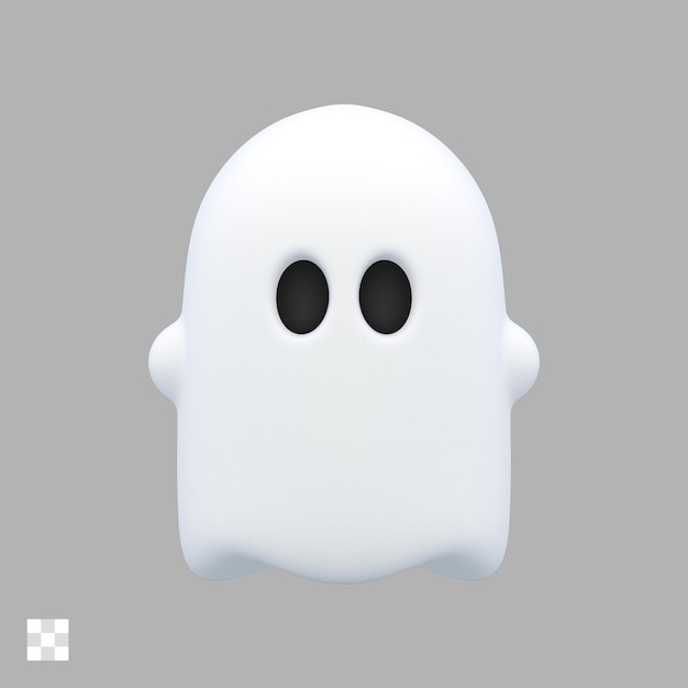 Icono 3d fantasma