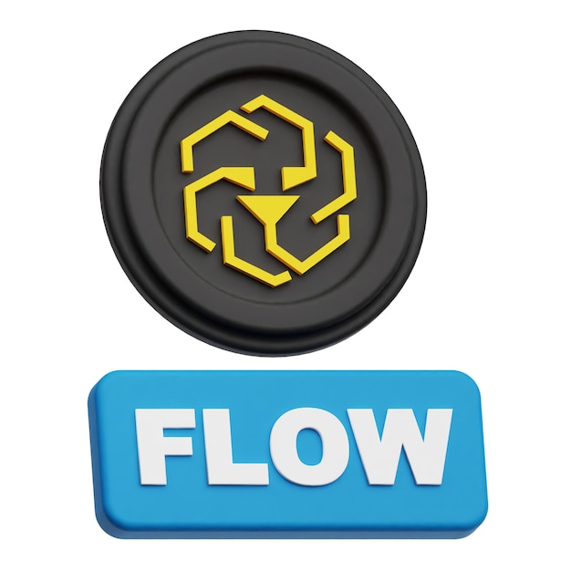 El icono 3D de la ficha criptográfica UNUS SED LEO aislado en el fondo blanco