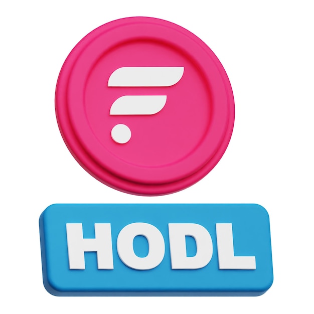 icono 3D de flacón criptográfico aislado en el fondo blanco