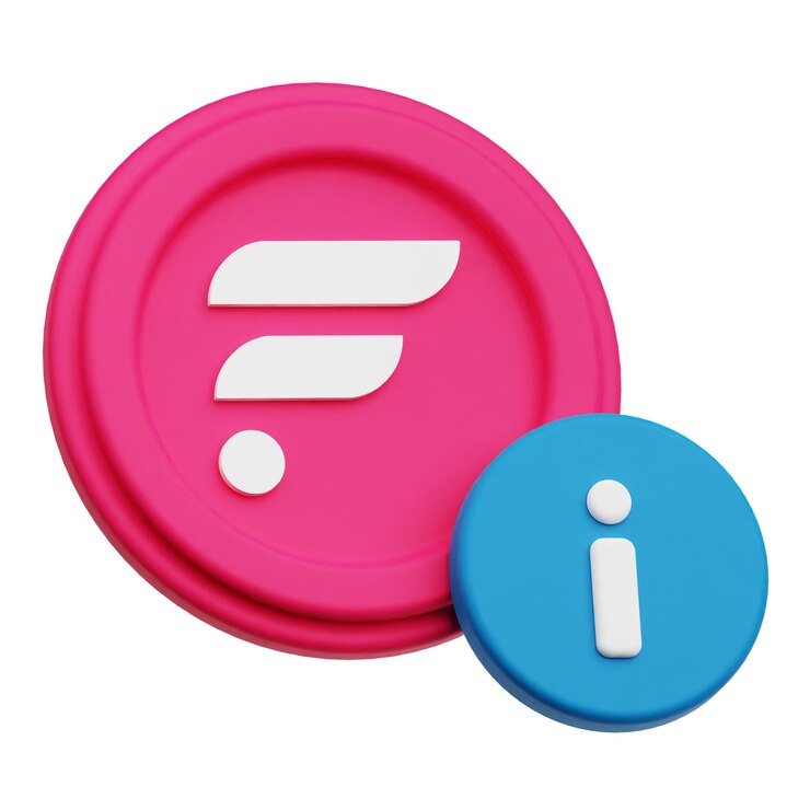 PSD icono 3d de flacón criptográfico aislado en el fondo blanco