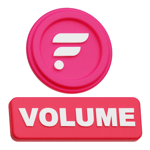 icono 3D de flacón criptográfico aislado en el fondo blanco