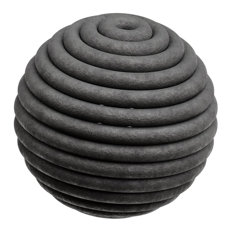 PSD icono 3d de forma abstracta de piedra aislado en el fondo blanco