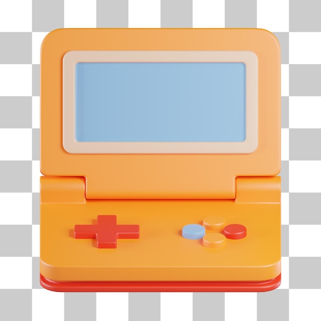 Icono 3d de game boy