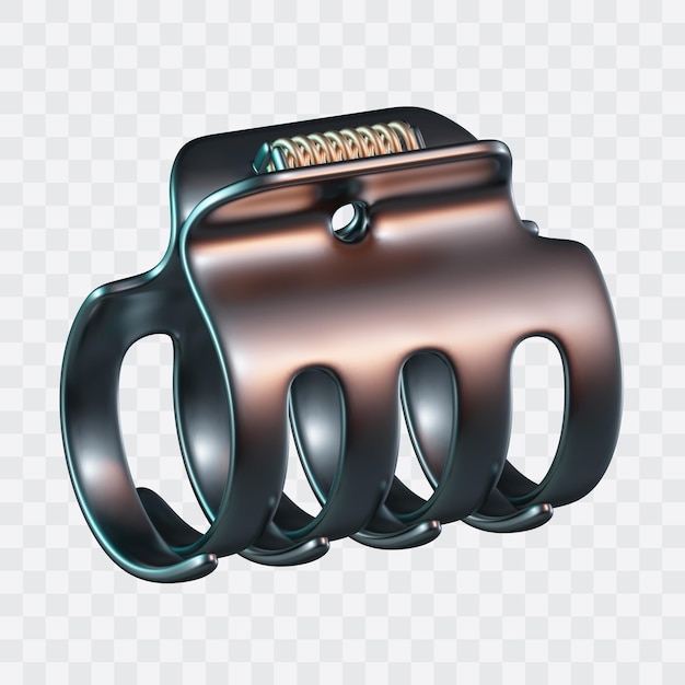 Icono 3D de garra de pelo