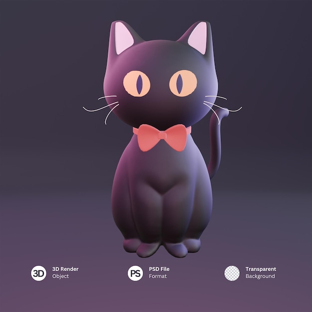 El icono 3D de Halloween