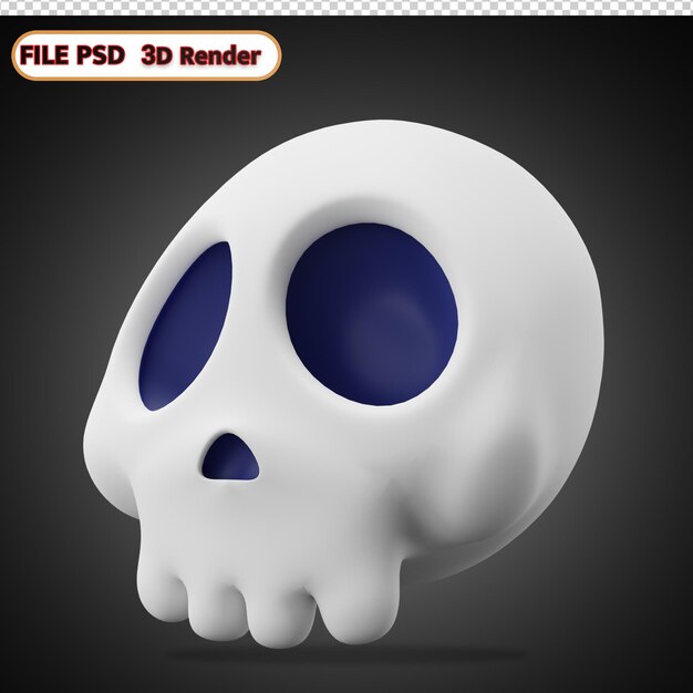 PSD icono 3d de halloween