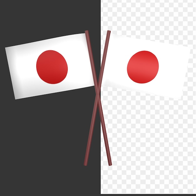 Ícono 3d ícono japonés