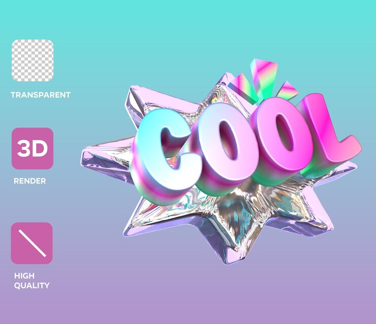 PSD el icono 3d de la ilustración es genial