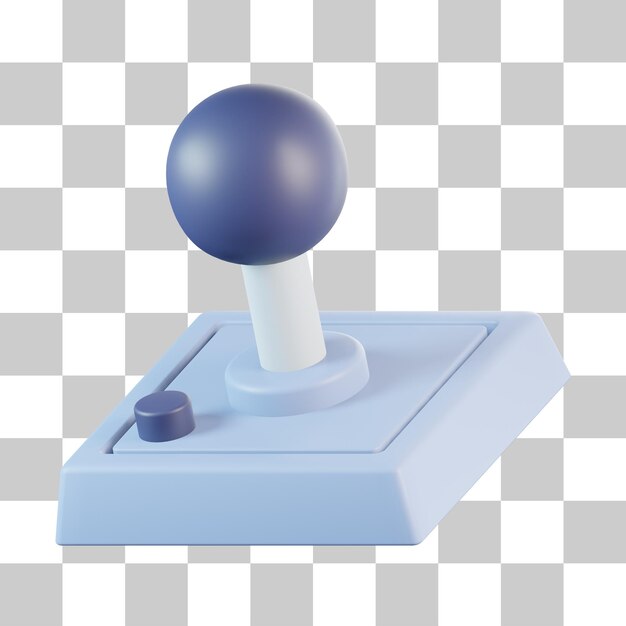 Icono 3d del joystick