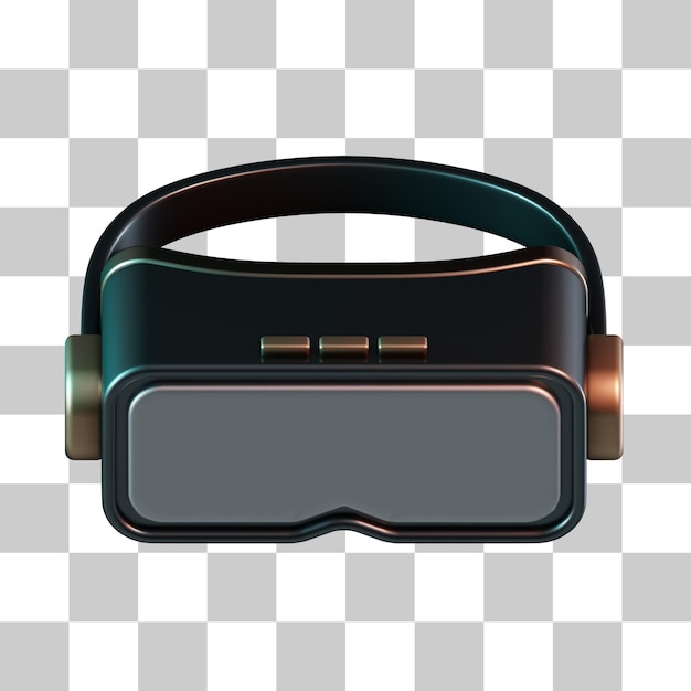 Icono 3D de juegos de realidad virtual