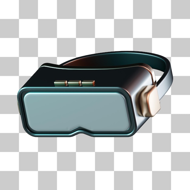 Icono 3D de juegos de realidad virtual