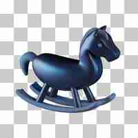 PSD icono 3d de juguete de caballo balancín